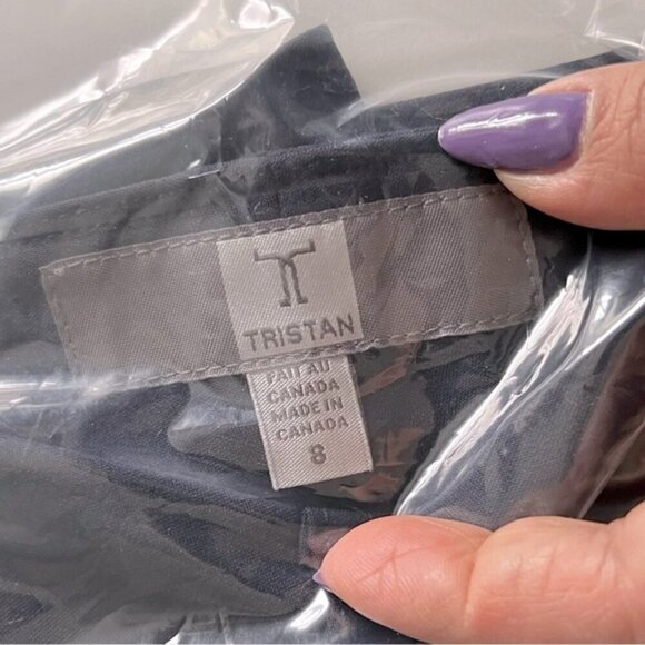 Tristan - Women's Moderne Fit Long Pants - Navy Blue. Size: 8. NWT. (1822) - Picture 6 of 7